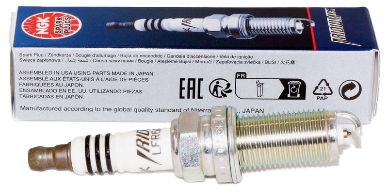 NGK 6619 Iridium Spark Plugs LFR6AIX-11 (4 Pack) - Image 2