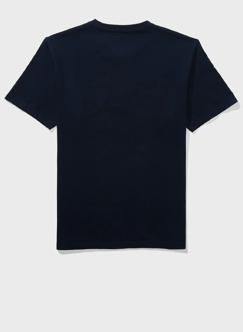 American Eagle Essential Henley T-shirt