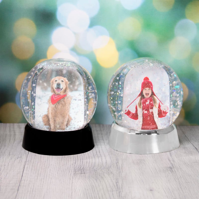 Neil Enterprises, Inc Neil Enterprises Inc. Mini Photo Snow Globe with Silver Base - Image 5