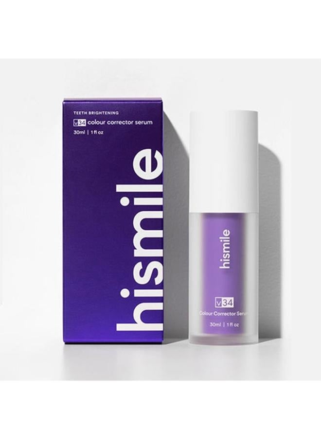 HiSmile TEETH BRIGHTENING  34 colour corrector serum hismile 30ml - Image 1