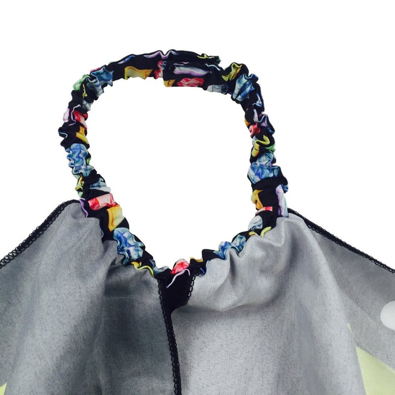 Women Halloween Party Butterfly Wings Shawl For Adult Festival Costume Wear Dress Up Cape,Soft Fabric Butterfly Shawl Fairy Ladies Nymph Pixie Festival Rave Dress Up Costume Accessory - Image 2