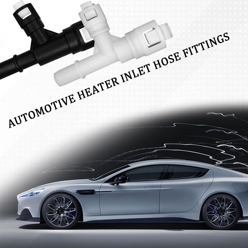 MLAHUIER 2 PCS Car Heater Hose Fitting, T-connector Three-way Cooling Water Pipe Joint, Heater Inlet Hose Fitting Replacement OEM#15055343 15055342, Compatible with Select Chevy Cadillac Chevrolet GMC - Image 4