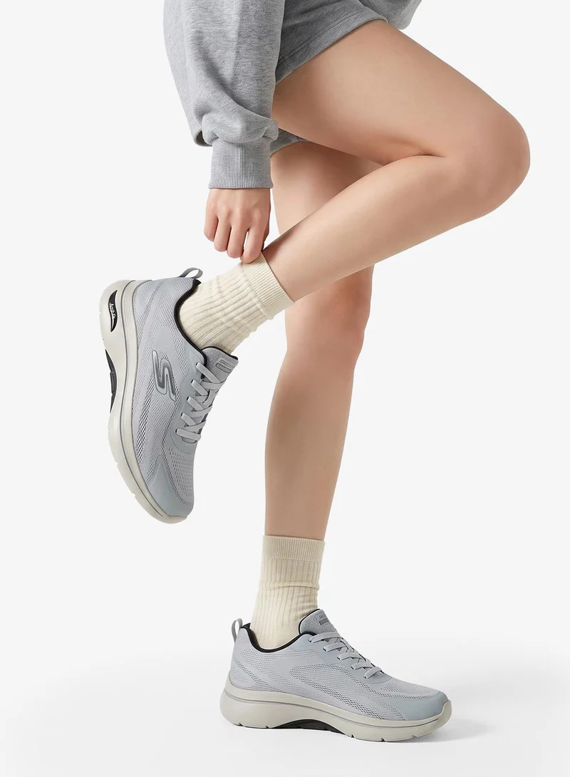 Skechers GRAY TEXTILE/BLACK TRIM Go Walk Arch Fit 2.0 for Men | Best Price UAE
