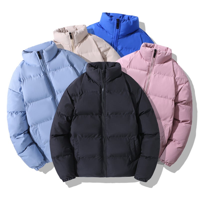 2023 Winter Couple Men'S And Women'S Warm Bread Coat Down Cotton-Padded Coat Warm Trendy Fleece-Lined Thickened Coat Men'S Cotton - Image 1