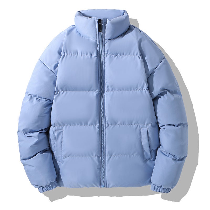 2023 Winter Couple Men'S And Women'S Warm Bread Coat Down Cotton-Padded Coat Warm Trendy Fleece-Lined Thickened Coat Men'S Cotton - Image 3