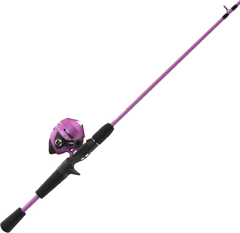 Zebco Slingshot Spincast Reel and Fishing Rod Combo, 5-Foot 6-Inch 2-Piece Fishing Pole, Size 30 Reel, Right-Hand Retrieve, Pre-Spooled with 10-Pound Line - Image 1
