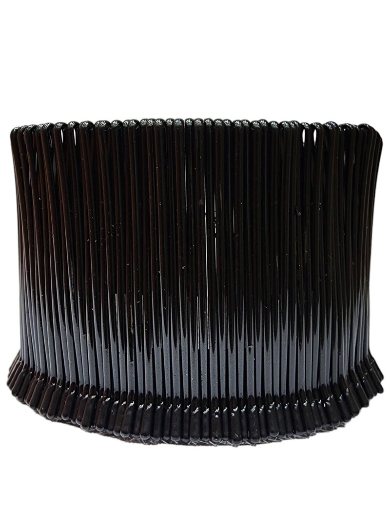 إنتاليا بنس شعر تايلاندي وسط لون أسود يحتوي على  215 حبة - Image 3