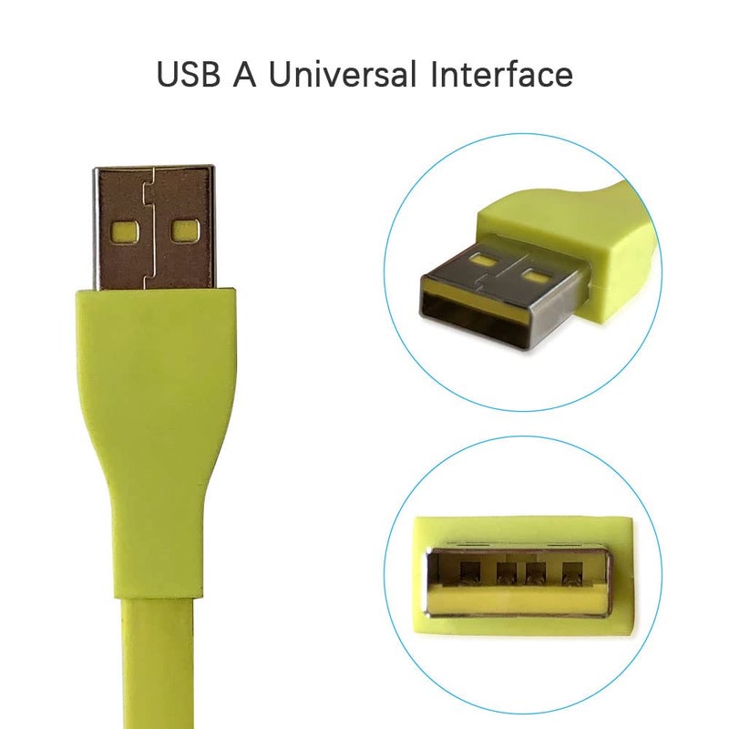 QJYTH Cord Replacement for UE Boom Charger, 1.2m USB Charging Cable Compatible with Logitech Ultimate Ears Boom 3/ MEGABOOM 3/ UE Wonderboom/UE Boom/Megaboom/Mega Boom (Yellow) - Image 3