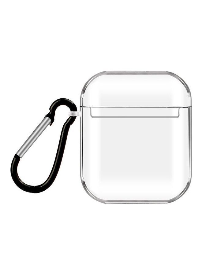 Cartoon Cat Pattern Earphone Case with Keychain For Apple AirPods 1/2 Generation Pink/Black/White - Image 2