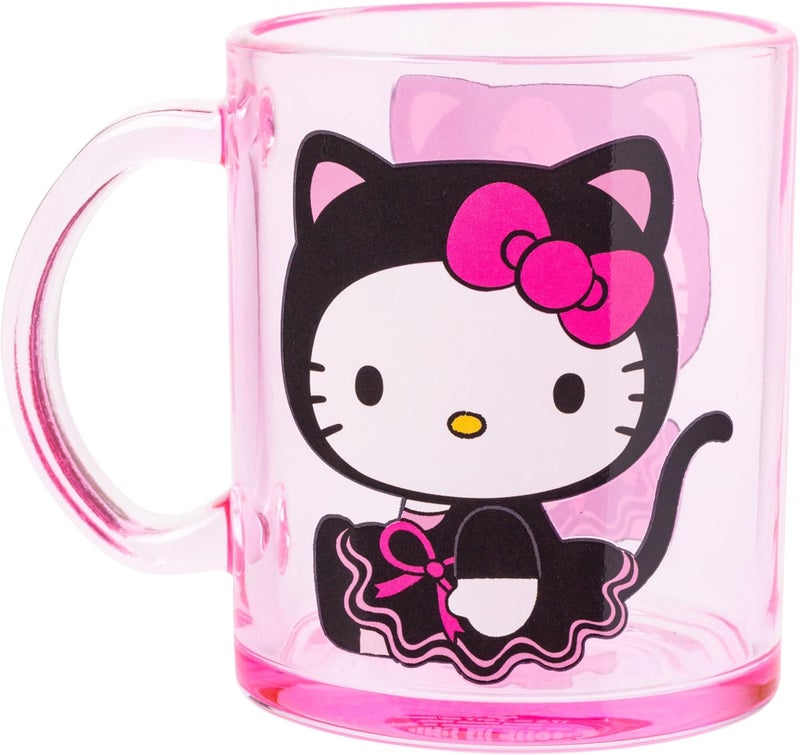 Silver Buffalo Sanrio Hello Kitty Spooky Halloween Glass Coffee Mug 175 ounces - Image 3