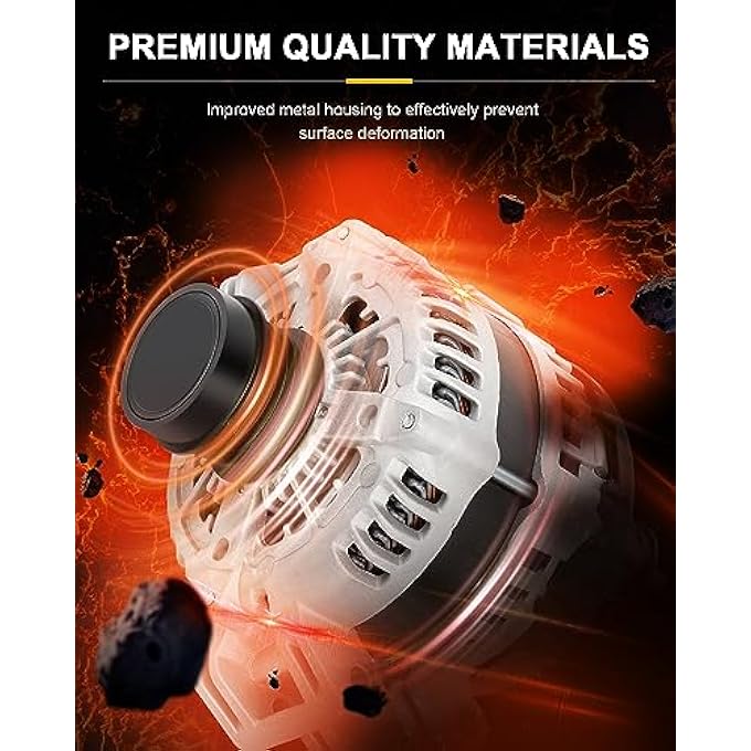 ROADFAR Alternator Compatible for for Chrysler for 300 2011-2018,for Dodge for Challenger 2015-2018,for Dodge for Charger 2011-2018,for Dodge for Durango 2011-2018, Replace 11598 - Image 2