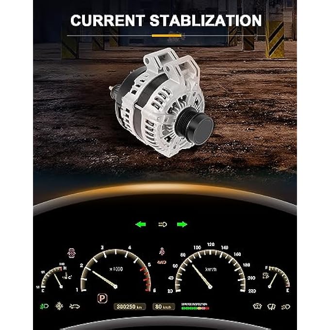 ROADFAR Alternator Compatible for for Chrysler for 300 2011-2018,for Dodge for Challenger 2015-2018,for Dodge for Charger 2011-2018,for Dodge for Durango 2011-2018, Replace 11598 - Image 3