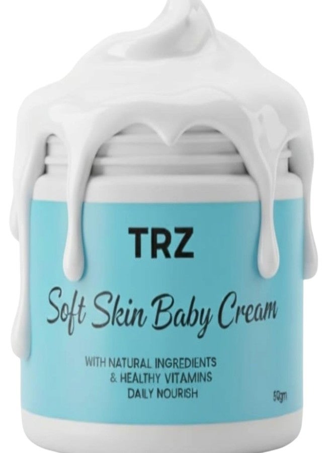 TRZ Baby Cream Extra Soft Almond Milk & Murumuru Butter Baby Milk & Rice Cream For Fresh Growing Skin - Image 1