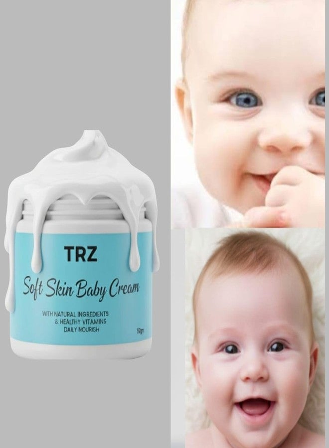 TRZ Baby Cream Extra Soft Almond Milk & Murumuru Butter Baby Milk & Rice Cream For Fresh Growing Skin - Image 2