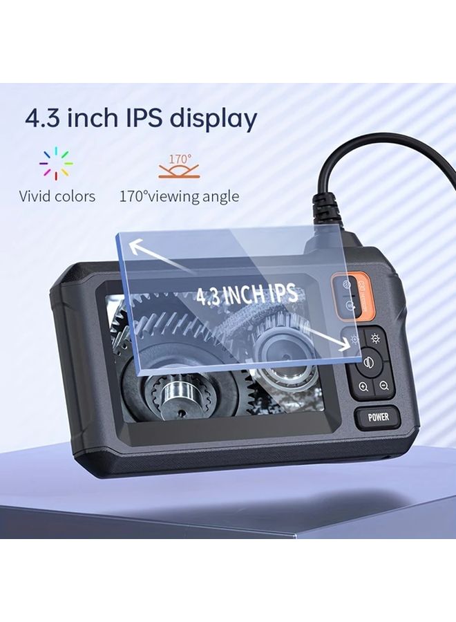 4.3 Inch HD Endoscope Camera 1920x1080P IPS Display 8mm Single Lens USB Charging 2000mAh Battery - Image 3