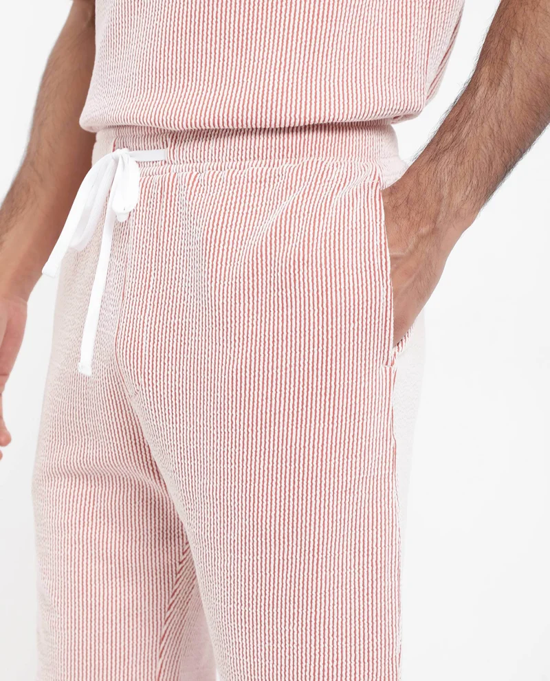 Rare Rabbit Men's Self Stripe Textured Shorts