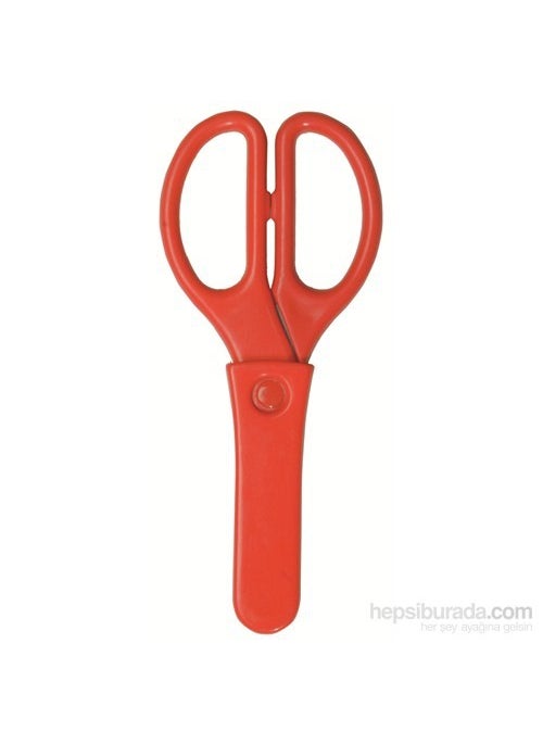 Brons - Br702K Student Scissors Spring Protected Red - Image 1