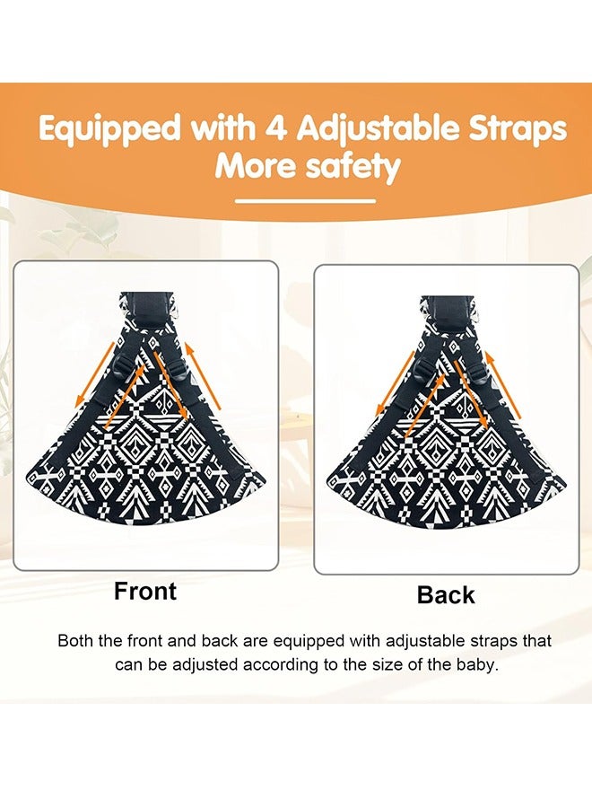 Baby Sling Carrier, Toddler Carrier, New Baby Sling, Portable and Lightweight Sling, Non-Slip Hip Seat Carrying 10-30lbs - Image 2