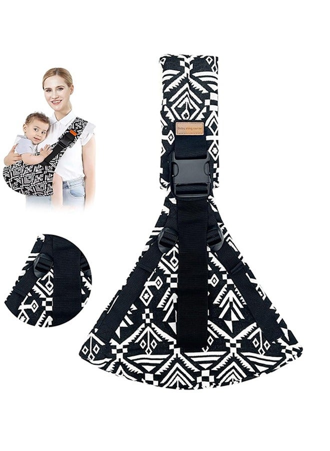 Baby Sling Carrier, Toddler Carrier, New Baby Sling, Portable and Lightweight Sling, Non-Slip Hip Seat Carrying 10-30lbs - Image 1