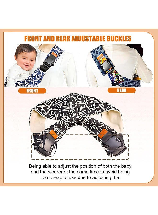 Baby Sling Carrier, Toddler Carrier, New Baby Sling, Portable and Lightweight Sling, Non-Slip Hip Seat Carrying 10-30lbs - Image 4
