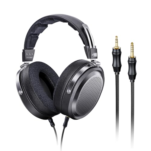 FiiO FT1 Pro Open-Back Planar Magnetic Wired Hi-Fi Headphones for Home, Studio, Recording, High Sensitivity (Black) - Image 1