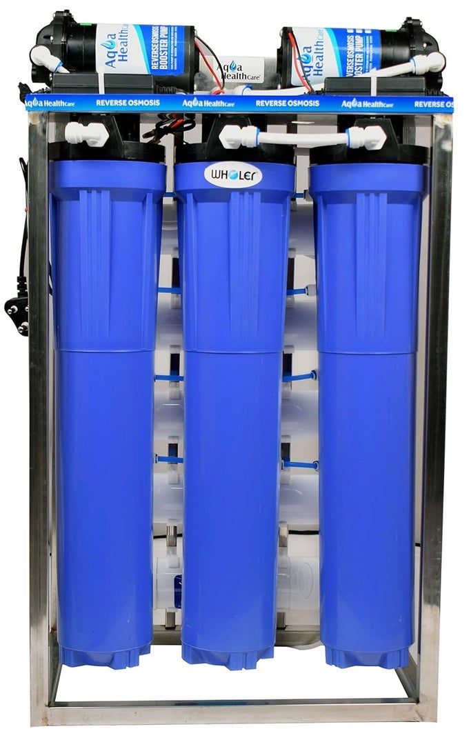 50 LPH RO WATER PURIFIER WITH TDS ADJESTER FULL STAINLESS STEEL BODY WORKS UPTO 3000 TDS COMMERCIAL RO WATER PURIFIER PLANT 50 LITER