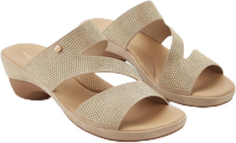 Flora Bella Women Embellished Wedge Heel Sandals - Image 1