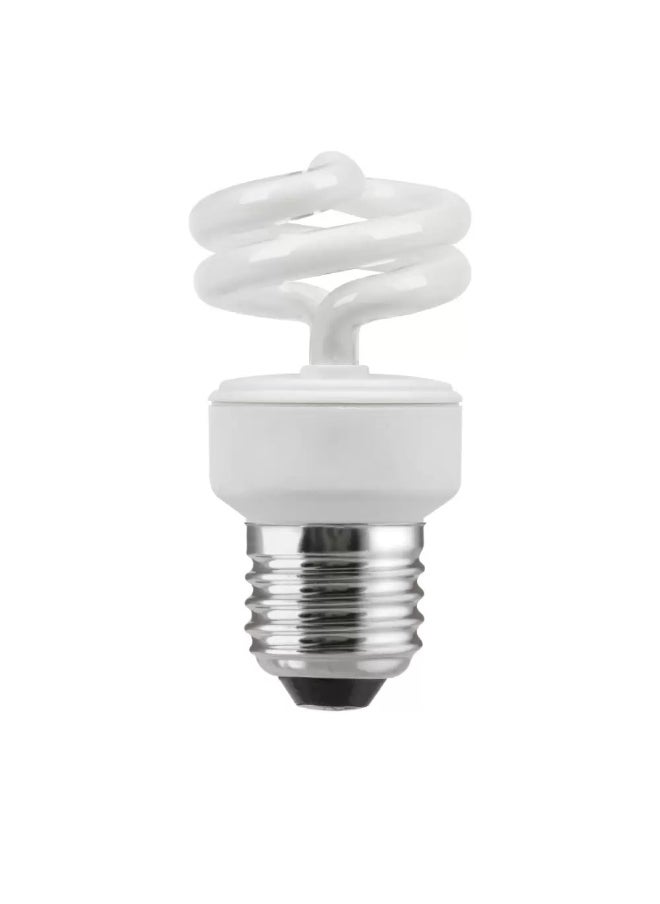 GENERAL ELECTRIC - General Electric- Spiral T2 - E27 8W 220-240V 470LM 2700K WARM WHITE 10000h 80CRI - Image 1