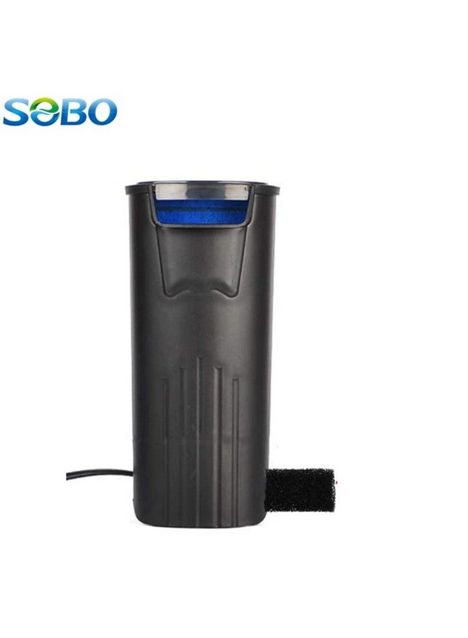 VAYINATO Sobo Wp-208H Low Water Waterfall Fish Tank Hanging Circulation Filter Pump For Turtle, Reptile, Etc.. - Image 4