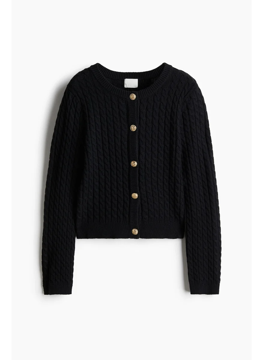 H&M Cable-Knit Cardigan