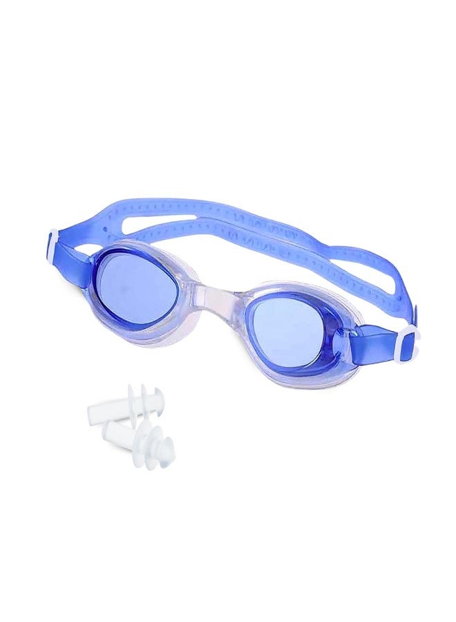 Prokick Anti Fog and UV Protection Swimming Goggles with Ear Plugs for Adults|Swimming Goggles with Adjustable Strap, Earplugs and Protective Case, Multicolour|One size Suitable for Men and Women - Image 3