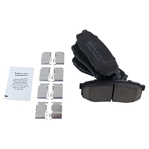 TRQ Front & Rear Brake Pads Ceramic Compatible with 2008-2021 Lexus LX570 Toyota Land Cruiser Sequoia 2007-2021 Tundra - Image 4