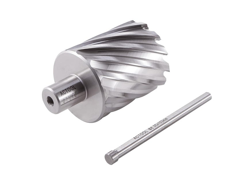 ACTOOL 2-1/16" Diameter × 2" Depth of Cut HSS ANNULAR Cutter with 3/4'' Weldon Shank - Image 3