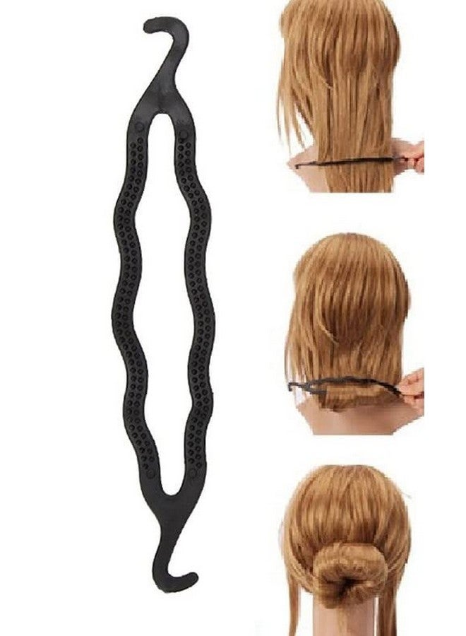 CHANDERKASH Pack of 3pcs; Juda Maker Hair Accessories (Combo Set Of 3) pcs DIY Bun Accessories|Puff Juda Bun Shaper |Messy Bun Scrunchie - Image 4