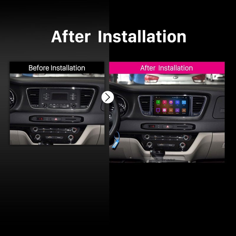4k MRC android 12.0 car screen for kia carnival/sedona model 2014 to 2019 with applecarplay reverse camera (APPLECARPLAY) - Image 2