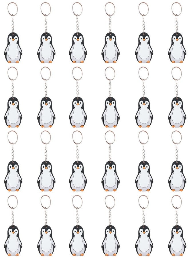 Mirabuy 24 Pack Penguin Keychains Key Rings for Polar Arctic Winter Animals Lovers, Penguin Keyrings forPolar Animals Lovers Gifts - Image 2