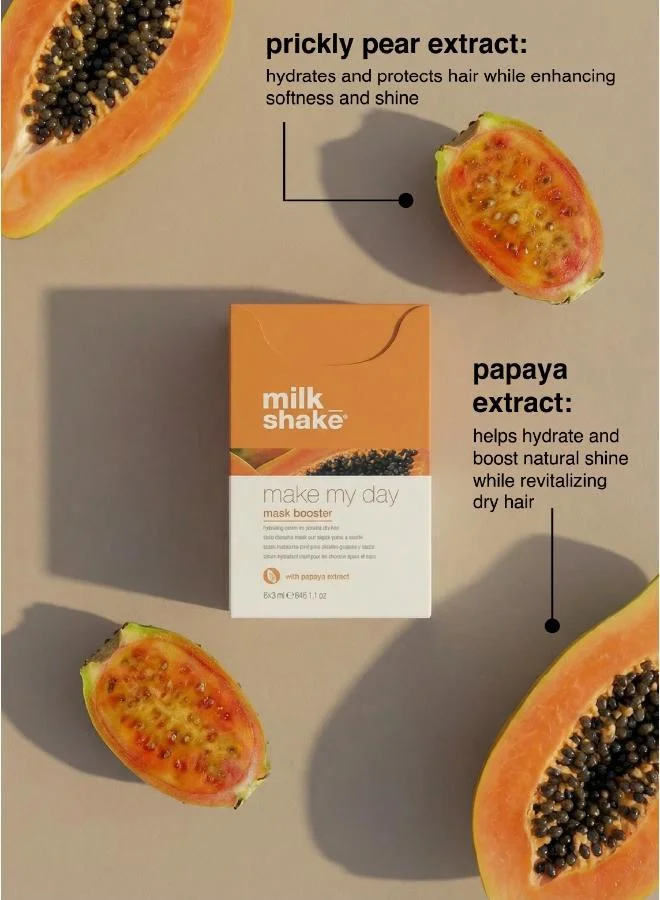 Milk Shake  make my day mask booster with papaya extract 6 sachet x 3ml for Women | Best Price UAE
