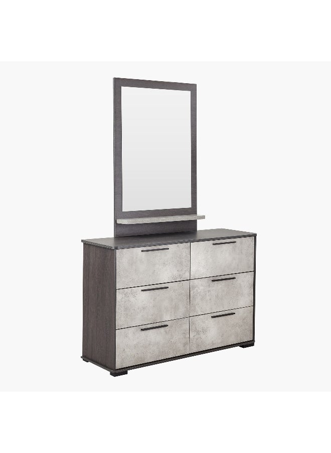 Home Box Scott Mirror for Dresser with Shelf  - Image 4