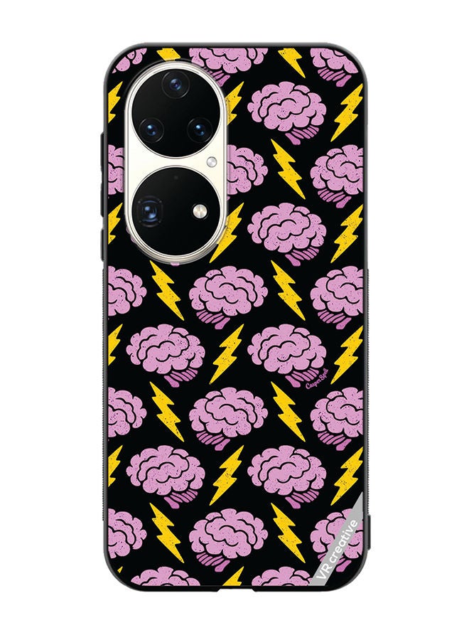 VR CREATIVE Protective Case Cover For Huawei P50 Pro Thunder Design Multicolour - Image 1