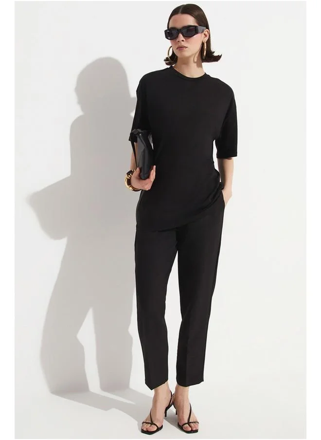 جون June Basic T-Shirt Black