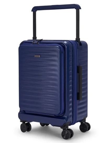 LIMRA Travel Bag From Limra Made Of PC Cabin Carry Check-In Luggage Trolley Size 20 inch Color Blue