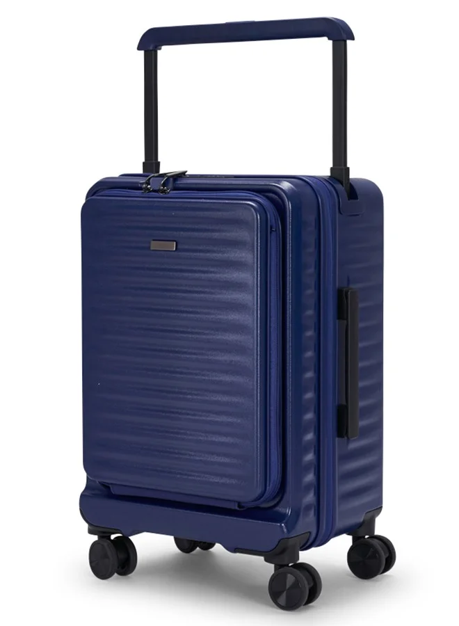 LIMRA Travel Bag From Limra Made Of PC Cabin Carry Check-In Luggage Trolley Size 20 inch Color Blue