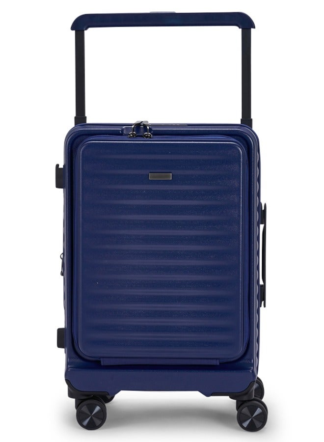 LIMRA Travel Bag From Limra Made Of PC Cabin Carry Check-In Luggage Trolley Size 20 inch Color Blue - Image 2
