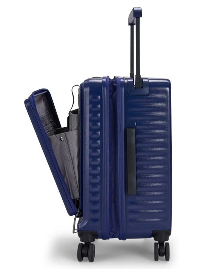 LIMRA Travel Bag From Limra Made Of PC Cabin Carry Check-In Luggage Trolley Size 20 inch Color Blue
