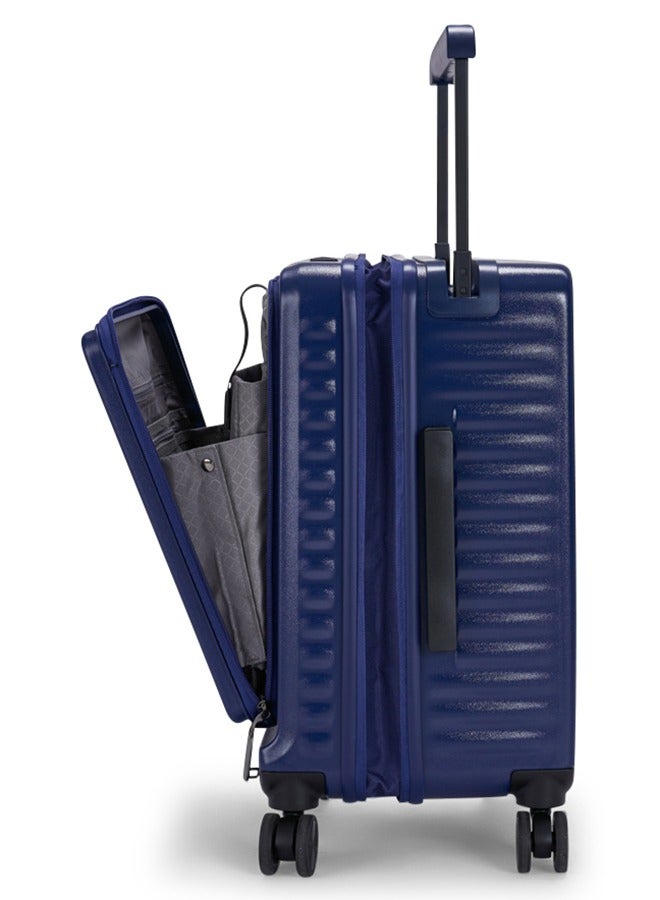 LIMRA Travel Bag From Limra Made Of PC Cabin Carry Check-In Luggage Trolley Size 20 inch Color Blue - Image 3