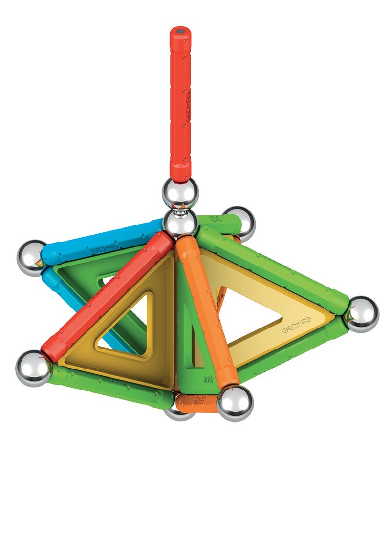 Geomag - Supercolor Magnetic Constructions for Kids, Magnetic Toy, Green Collection 100% Recycled Plastic, 35 Pieces - Image 1
