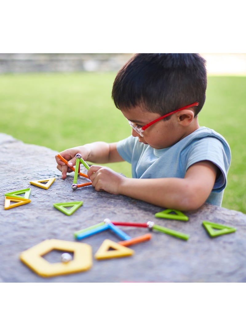 Geomag - Supercolor Magnetic Constructions for Kids, Magnetic Toy, Green Collection 100% Recycled Plastic, 35 Pieces - Image 5