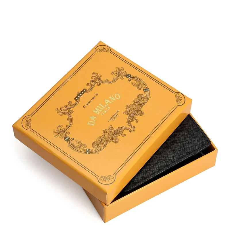 Da Milano  Monogram Bifold Vertical Men's Wallet for Men | Best Price UAE