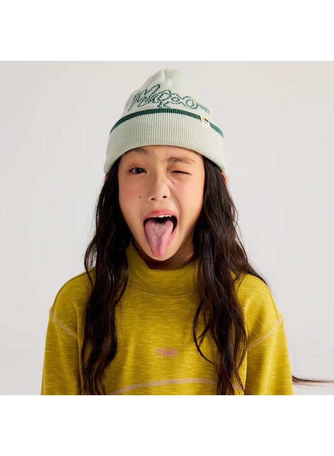 Mipou Autumn Winter New Children's Floral Yarn Mid-neck Solid Color High Elastic Soft Long Sleeve Base T-shirt Yellow 150cm - Image 4