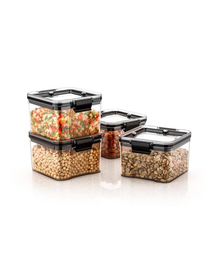 Rylan Rylan Plastic Kitchen Containers Set, Air Tight Container For Kitchen Storage Set, Kitchen Accessories Items, Kitchen Organizer Items And Storage(700 Ml Set Of 6),White  - Image 1